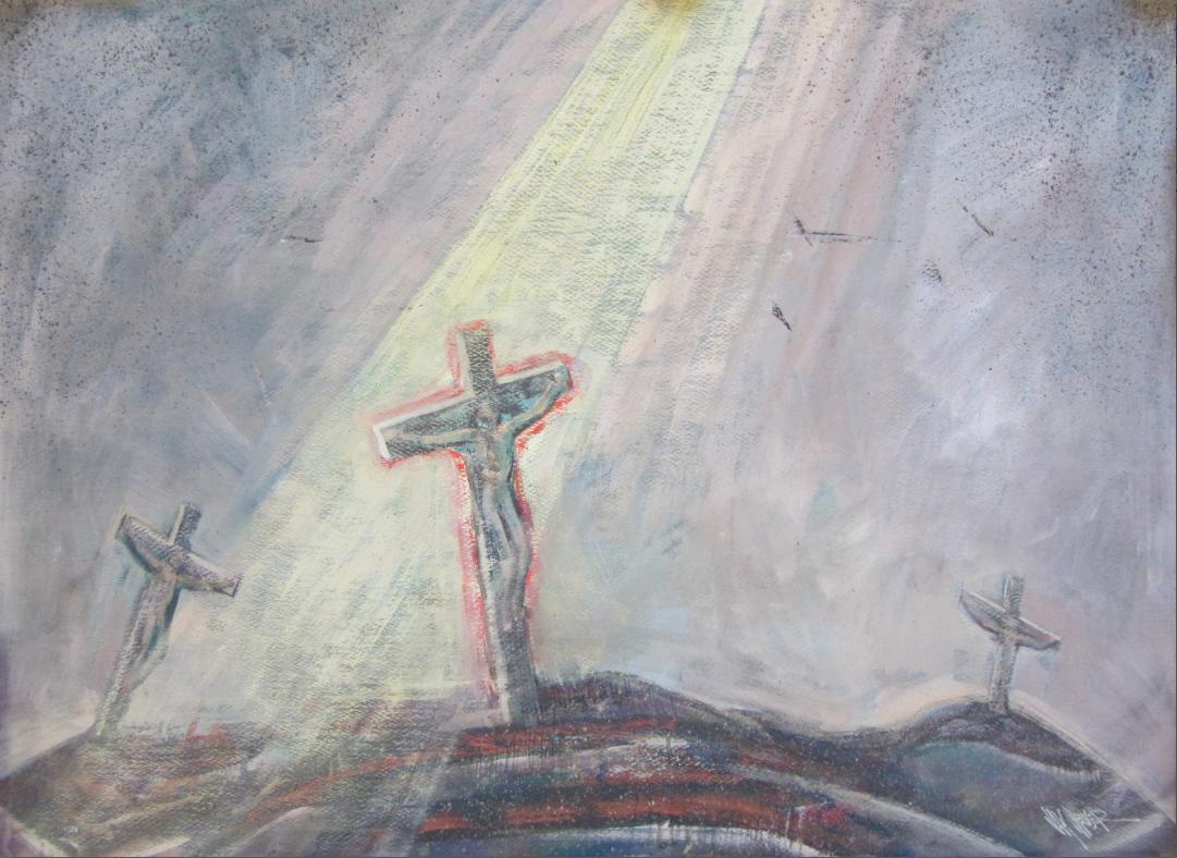 Watercolor (Crucifixion)